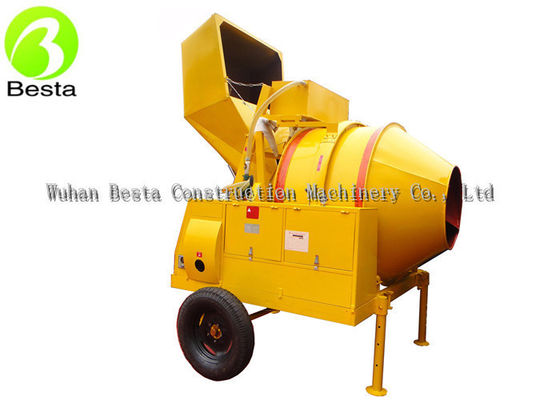 Thickened Air-Cooler Diesel Cement Mixer 560L / 800L 15HP Motor Power
