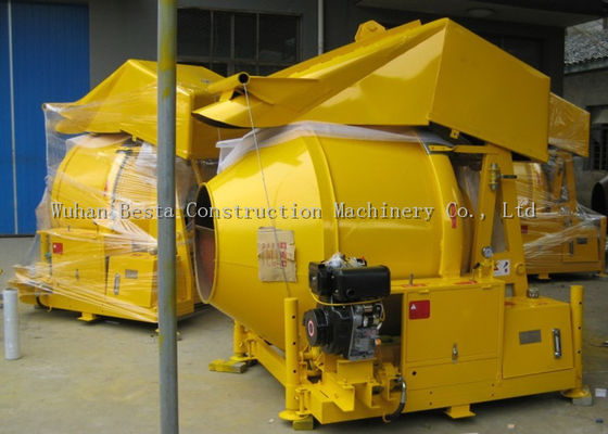 350 Liter Hydraulic Diesel Concrete Mixer 3200kg Weight ISO9001 Certification