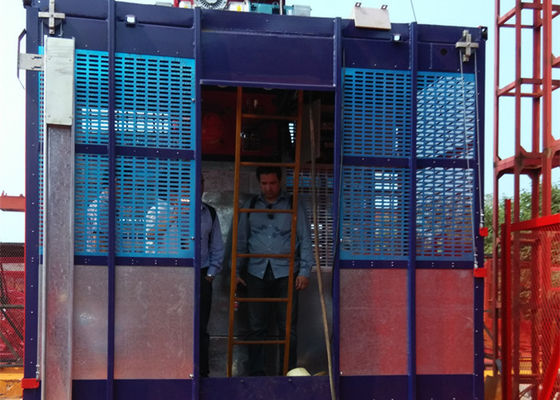2000kg Construction Hoist Double Cage Passenger and Material Building Lift Hoist