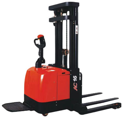 1400kg-1600kg Electric Stacker Forklift 5.8m Height Powered Pallet Stacker