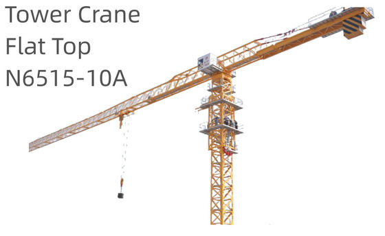 Capacity 10t Tower Crane Building Skyscraper Outrigger Foundation