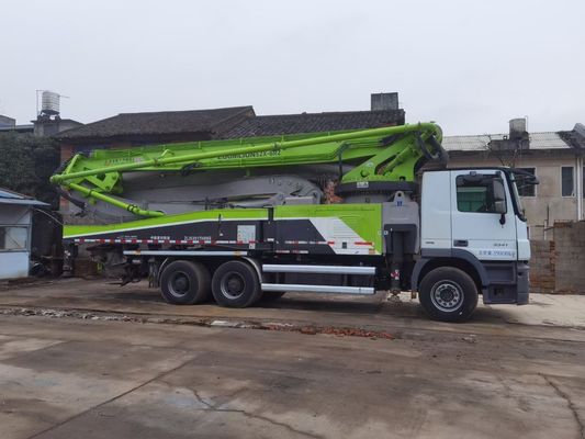 Vertical Reach 52m Used Truck Concrete Pump 600L Truck Mounted Concrete Pump