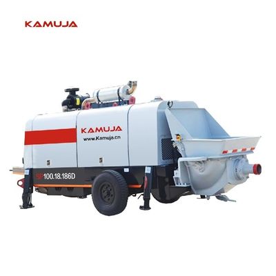 100m3h Stationary Concrete Pump Cement Pump Trailer For Expressway