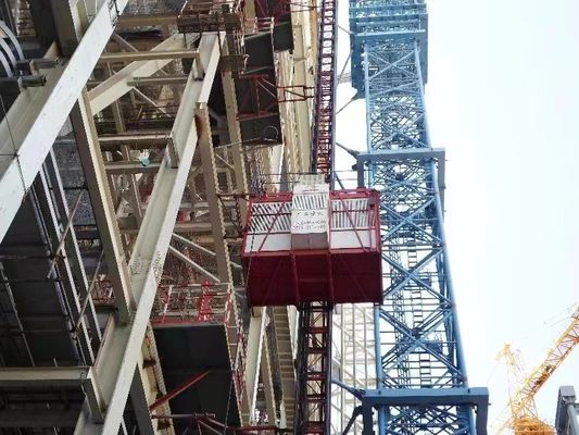 2000kg Construction Hoist Elevator 300m Construction Material Hoist