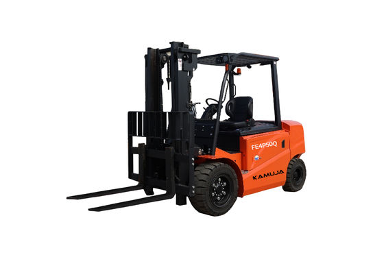 Li Ion 5t Electric Forklift 5000kg Lithium Forklift With Full Free Mast