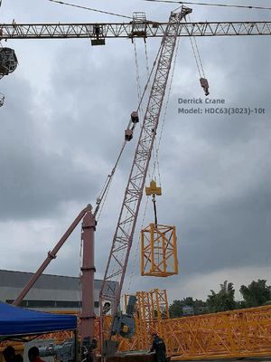 10 Ton Derrick Tower Crane HDC63(3023)-10T Derrick Boom Crane