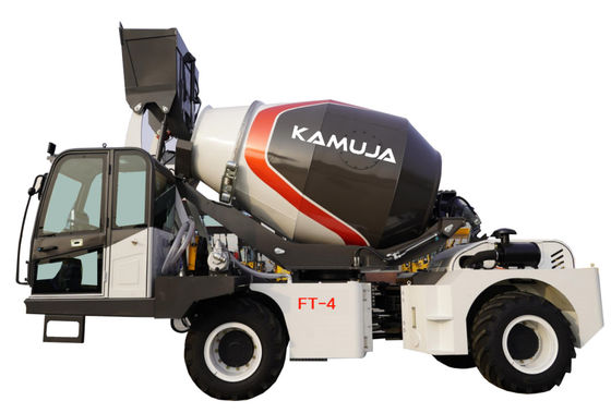 4m3 Automatic Concrete Mixer Machine 5800L Trailer Mounted Volumetric Concrete Mixer