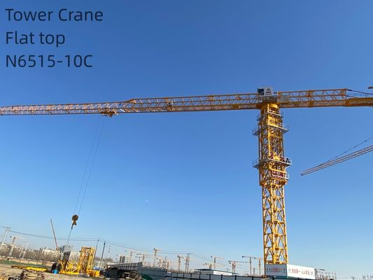 10ton Building Tower Crane 46.5m Climbing A Tower Crane N6515-10C