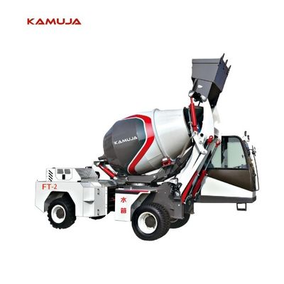 Hydraulic 2m3 Auto Concrete Mixer Truck Mounted Concrete Mixer